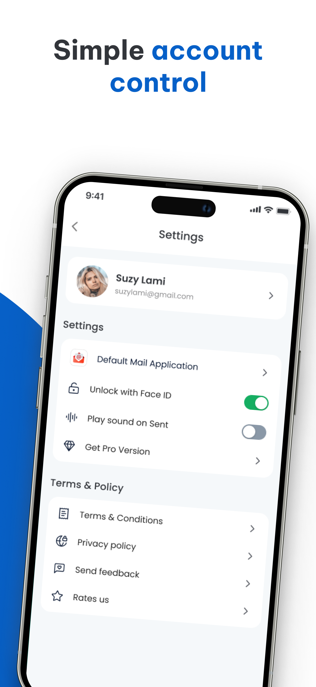 Simple Account Control